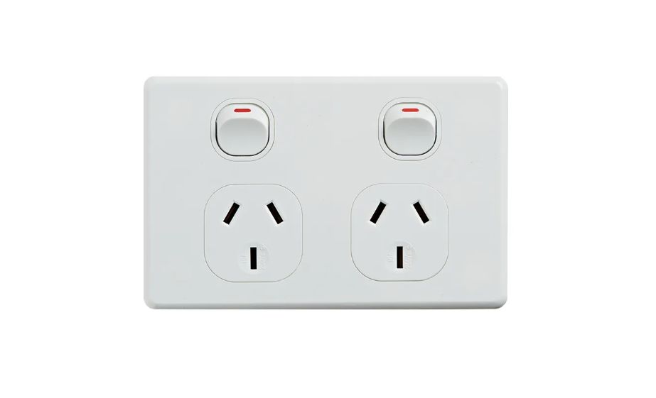 Double GPO Power point 10A White ZACK Series CSS-DPO10