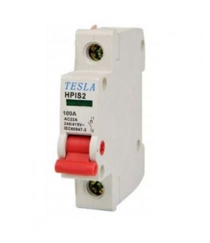 100A 1 Pole Main Switch 10kA TESTMS1P100