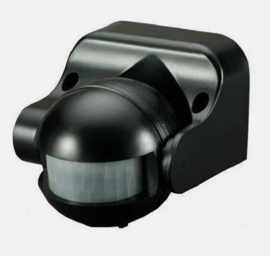 ST09 Infrared Motion Sensor Ball 180° PIR Black