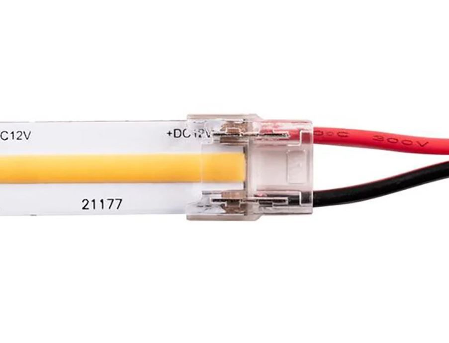 2 Pin 10mm LED Strip to cable Solderless Connector Each piece CE.STQC.CS.10-1