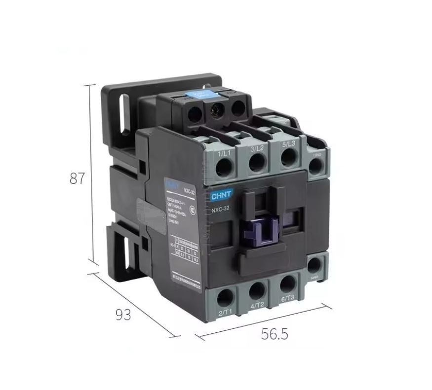 24VAC Coil Contactor 32A Rated with 1NO1NC Contact CJX2-3211 NXC-32-24V