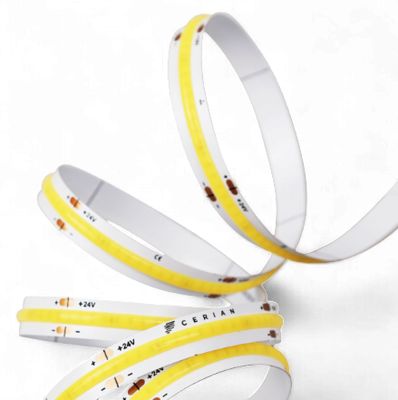 COB Fexi Led strip 9W per meter 24VDC IP20 8mm wide 4000K 5m long