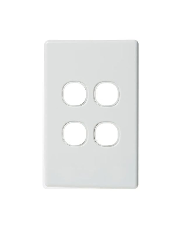 4 Gang Grid and Plate Zack Range CSS04/P