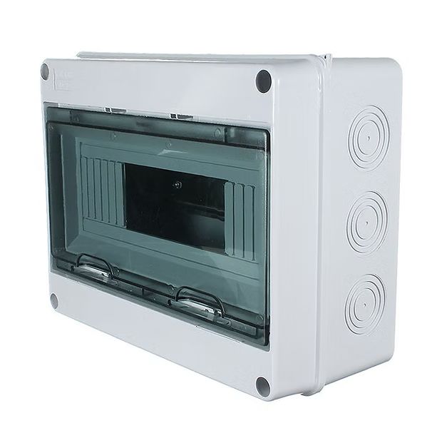 Tesla 8 pole Weatherproof Distribution board load center IP65 with neutral and earth links TESPDBL8WP