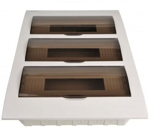 36 Pole Recessed mount distribution board switchboard load center with earth neutral links TESPDBL36R