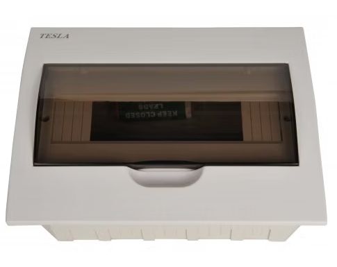 8 Pole Recessed mount distribution board switchboard load center with earth neutral links TESPDBL8R