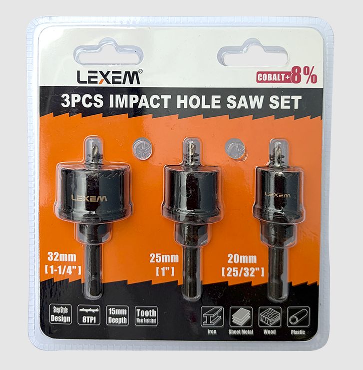 Impact Bi-Metal Holesaw Set THSS3