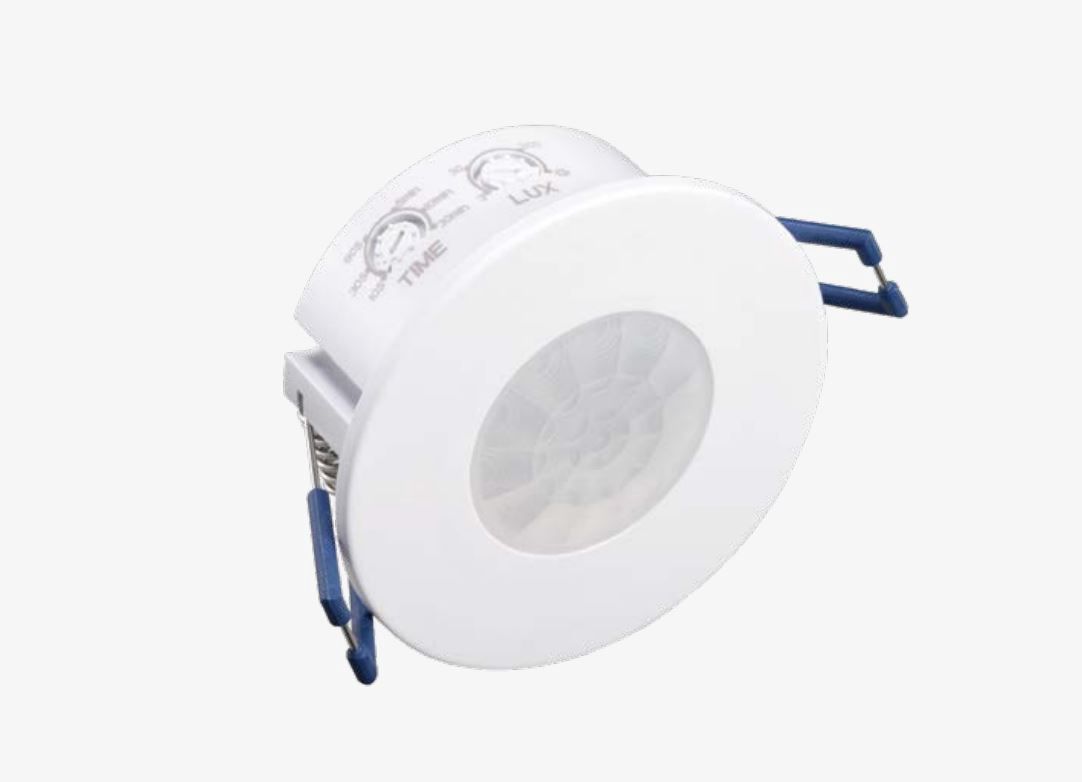 360 Degree Motion Sensor Infrared Recessed 61mm Dia Cutout IP20 ST41-2S