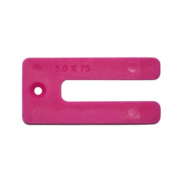 Window Packer Pink 5mm thick x 75mm pack of 200 pieces WPP0575