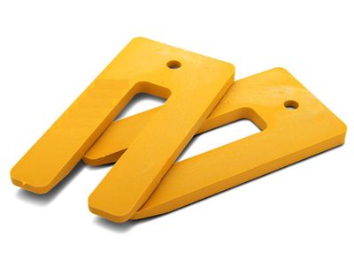 Window Packer Yellow 1.5mm thick x 75mm pack of 200 pieces WPY01575