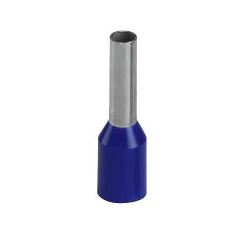 Blue Bootlace Ferrule Insulated Terminal Lug to suit 2.5mm cable pack of 100 BOOTL-F-BL-100
