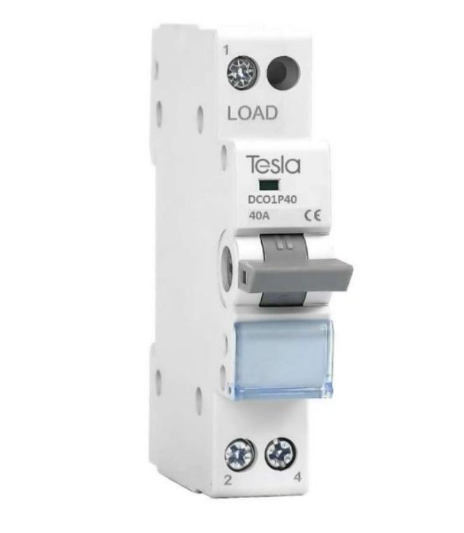 Tesla 40A 1 Pole Changeover Switch TESDCO1P40A