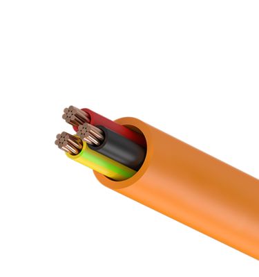 16mm 2 Core + Earth Orange Circular XLPE Cable per meter OC162CE