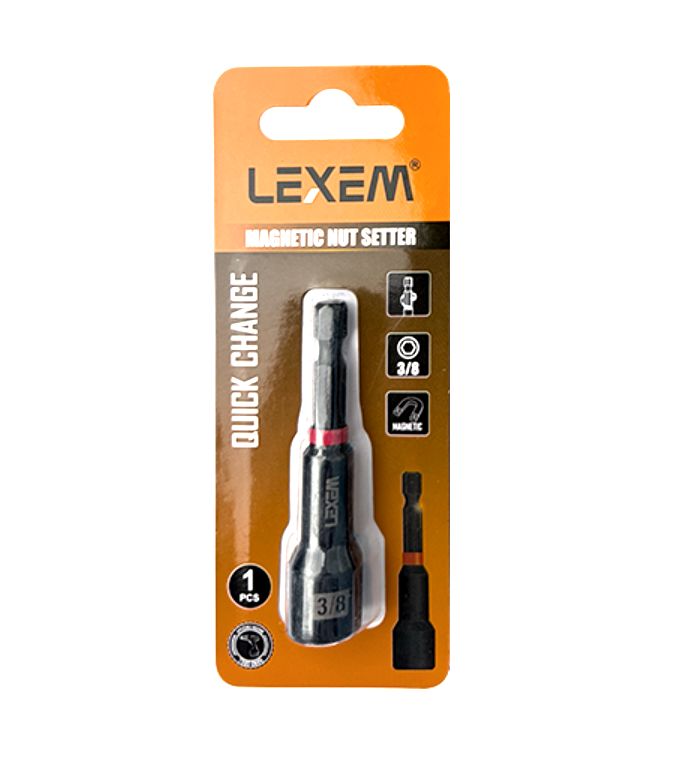 3/8" x 65mm Magnetic Nut Setter Hex Socket MN3865