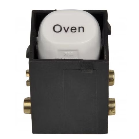 OVEN 35A Switch Mech Mechanism White Double Pole TESOVENM