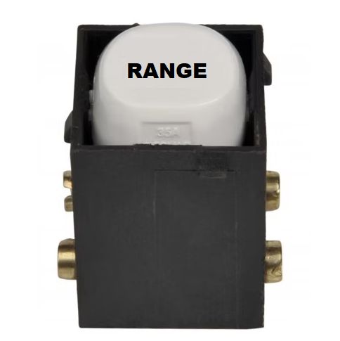 RANGE 35A Switch Mech Mechanism White Double Pole TESRANGEM