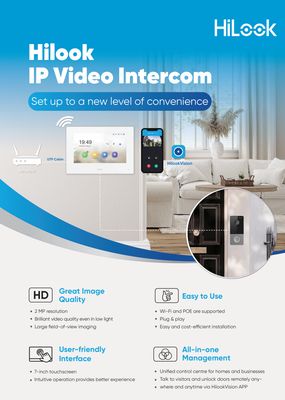 HiLook 7" inch IP Video Intercom Doorbell Kit HA-KIT-IP1