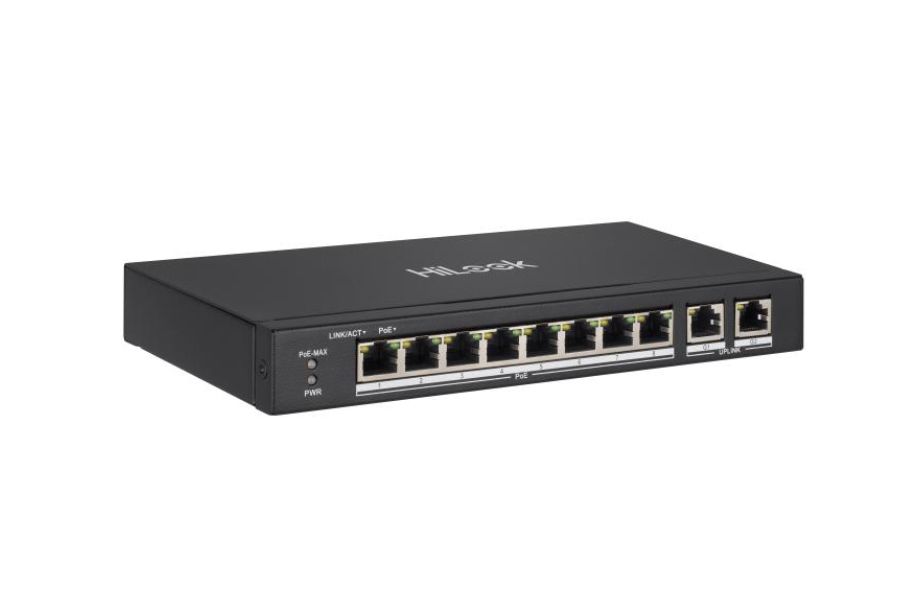 HiLook 8 Port Fast Ethernet Unmanaged POE Switch 100Mbps NS-0310P-60