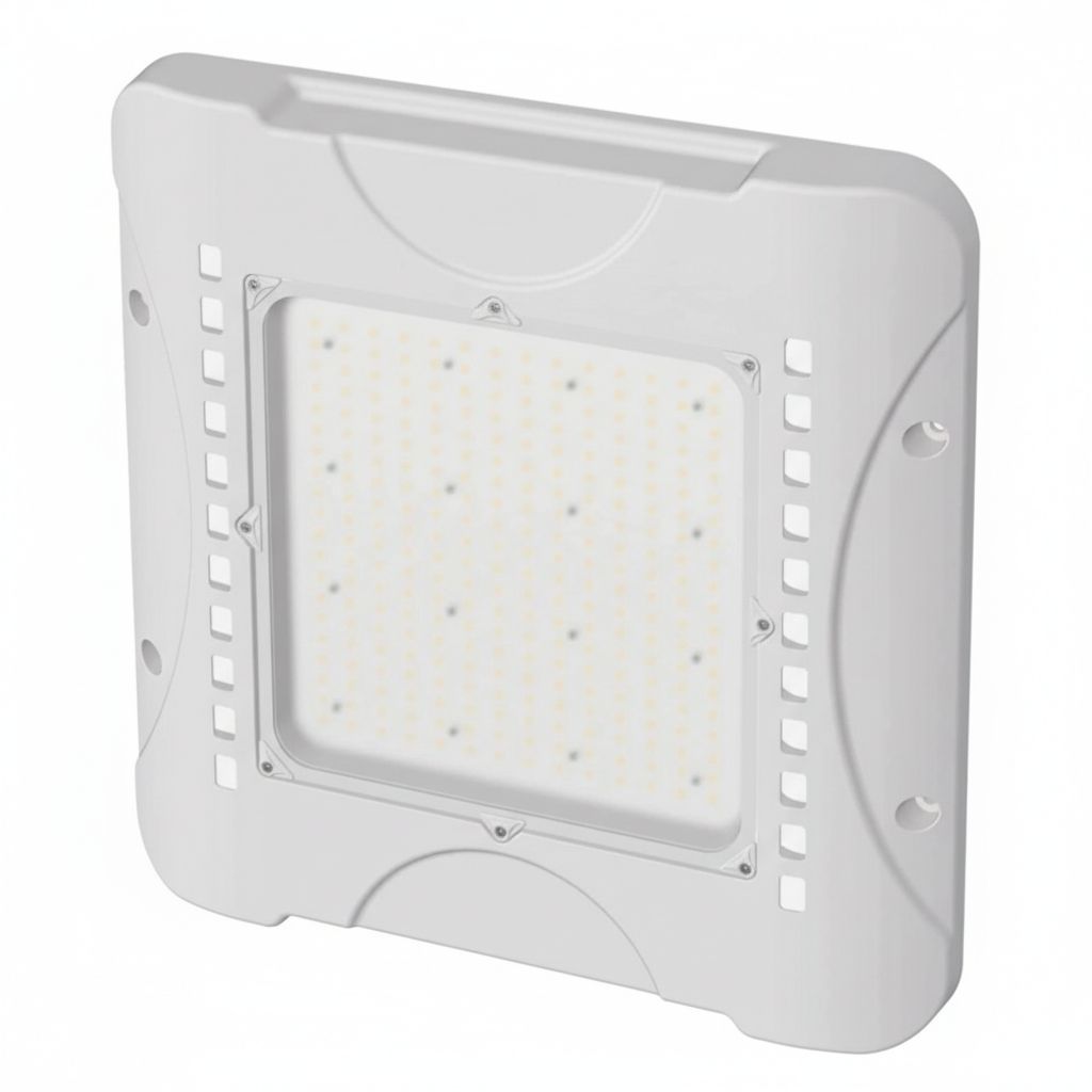 Petrol Station Parking Warehouse Low Bay Canopy Light 50/75/100w Tri-wattage CCT CL-I0600SK