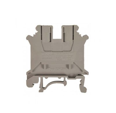 Din Rail Terminal Block UK6N suits up to 6mm Cable 57A TESTB6