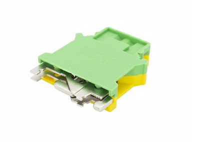 Din Rail Earth Terminal Block USLKG5 suits up to 4mm Cable 34A TESET4
