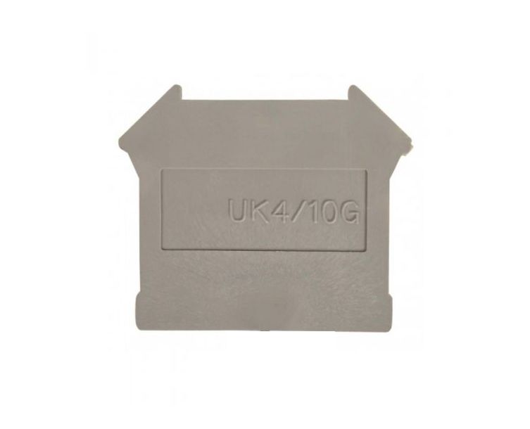 Din Rail Terminal End Cap suit from 2.5mm to 16mm blocks UK4/10G TESEC10