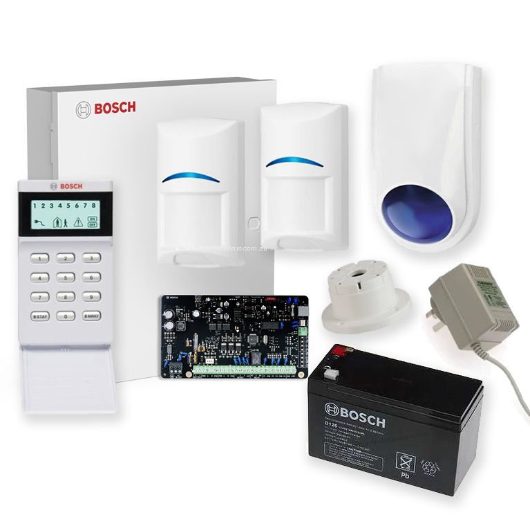 Bosch 2000 Alarm Kit with Icon Keypad, 2 x Bosch Gen2 PIRS, Accessories K2000-2PIR-KIT