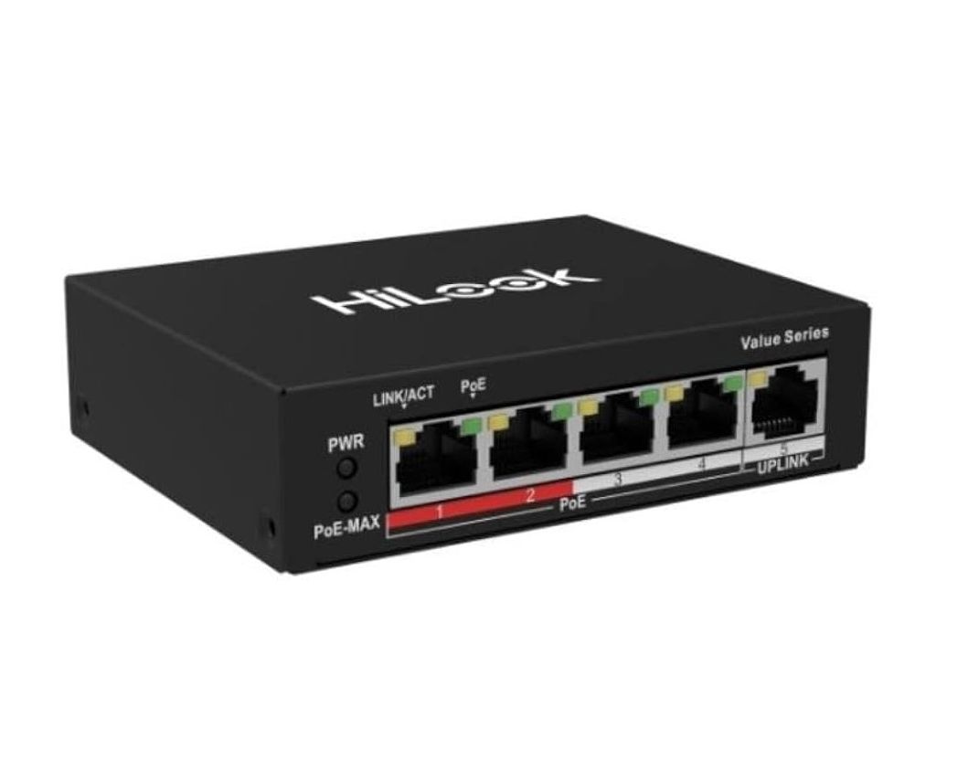 HiLook 5-Port PoE Network Switch 100Mbps NS-0105P-35(B)