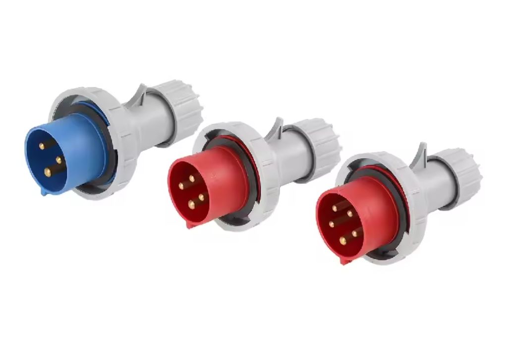 5 Pin 32A CEE Straight Plug Container International Standard IP67 CEE-P-532