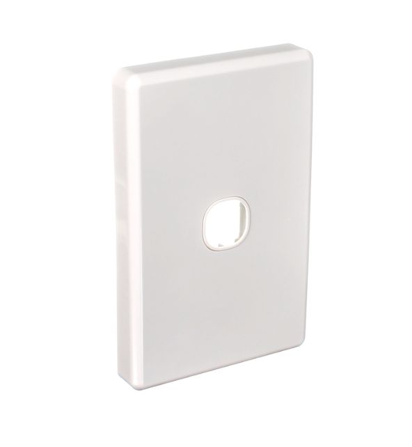 Clipsal Classic White 1 Gang Grid and Cover plate C2031VH-WE