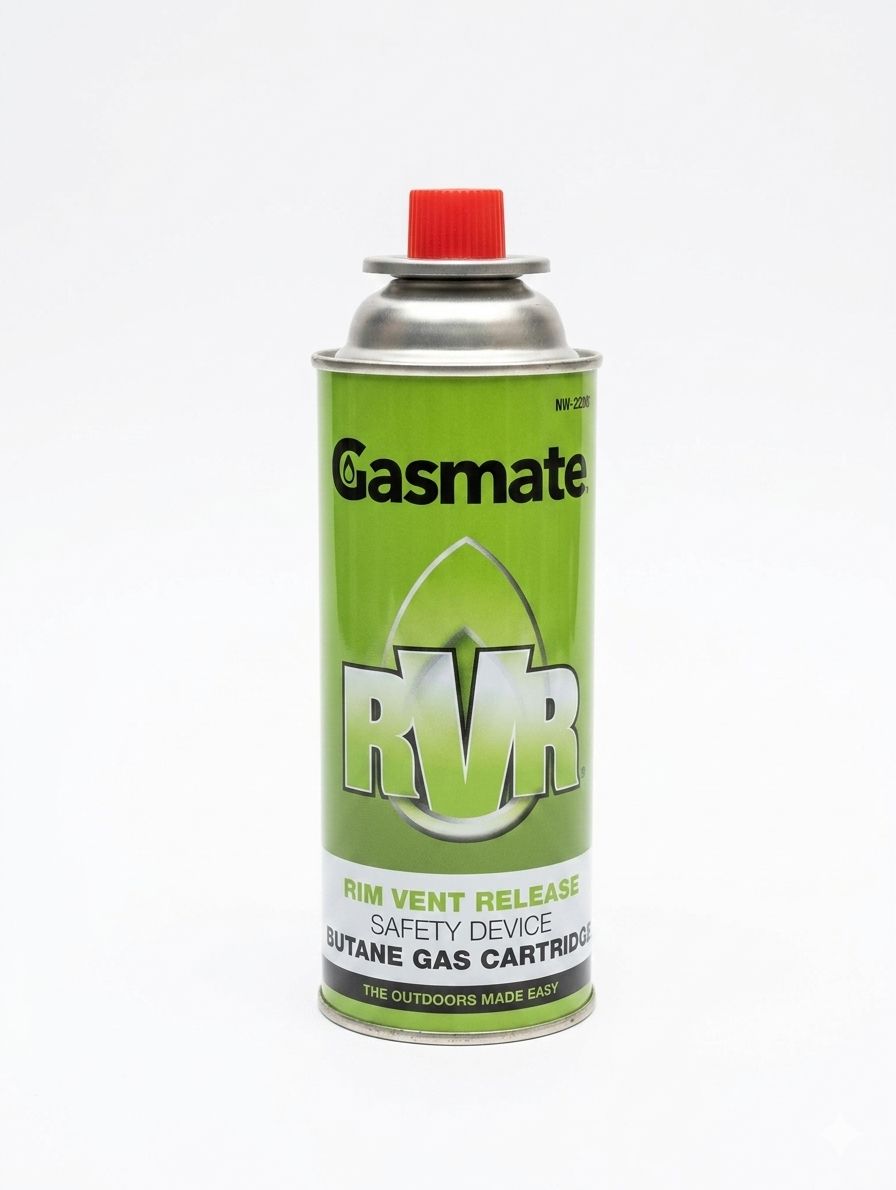 220g Butane Gas Cartridge Rim Vent Safety Gasmate