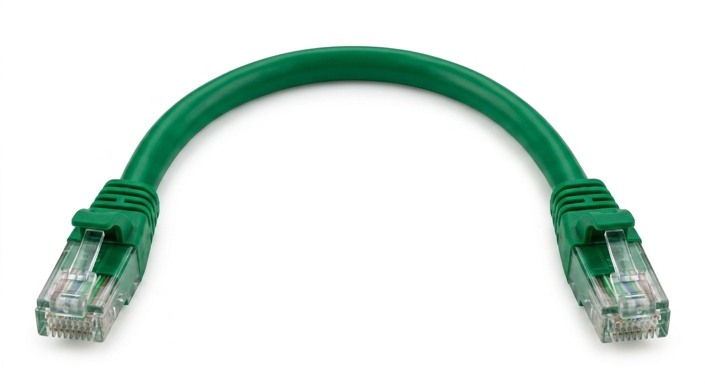 Cat6 Patch Lead Blue 0.25 meter / 25cm CAT6A-0.25M(Green/Blue)