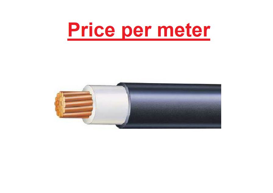 16mm XLPE Cable 1 Core Black Double Insulated Per meter price