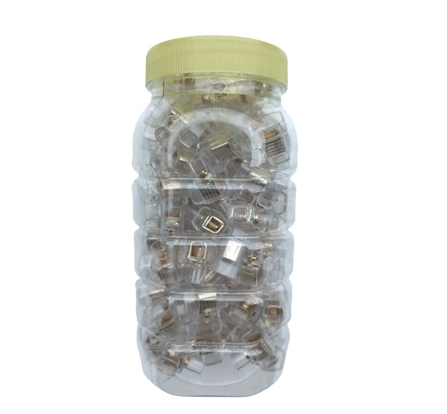 Single Screw Connector 4 x 6mm size 32A Jar of 100 pieces SSC1L CJ1L