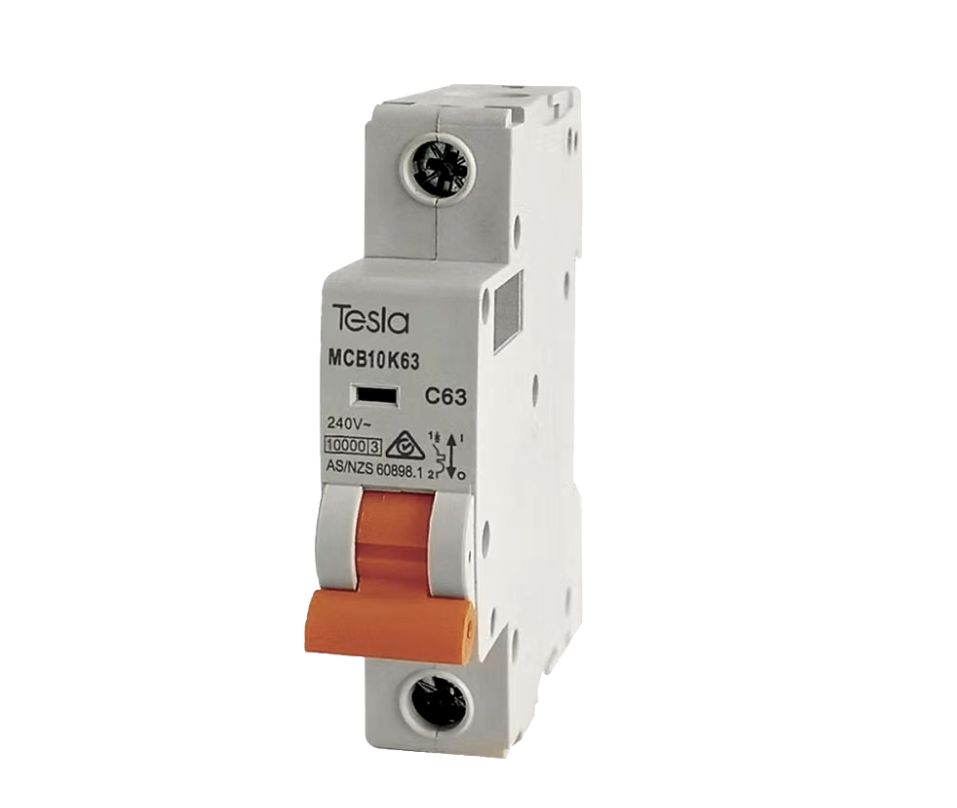 63A High capacity 10kA Circuit Breaker MCB 1 pole C Curve MCB10K1P63