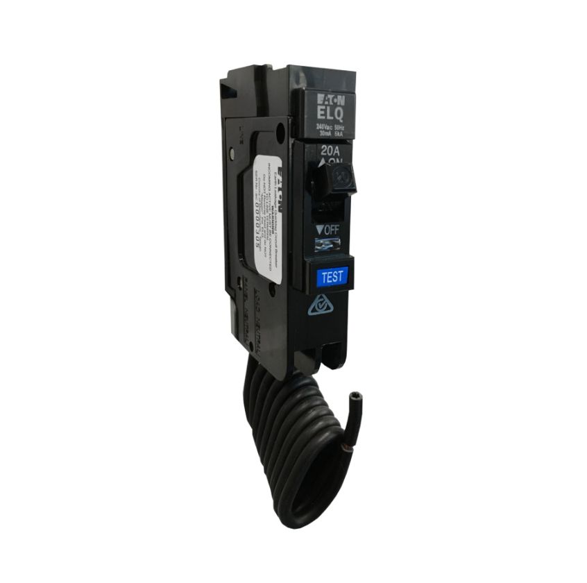 Eaton Quicklag 10A RCBO Earth Leakage Breaker 1 pole 30mA ELQ110C3TD