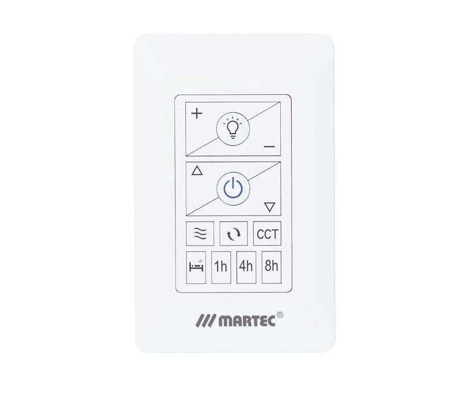 Martec DC Wifi Ceiling Fan Wall Controller MDCPWC