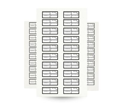 Small RCD Test Tag Including Industrial Marking Pen Pack of 100 RCDTTSP100