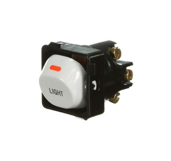 Clipsal LIGHT Marked Switch Mechanism 10A White 30LM