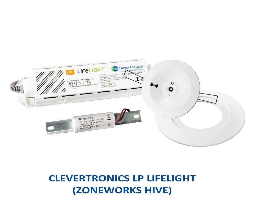 CLEVERTRONICS LP Lifelight Recessed Spitfire Emergency Light CLIFE-HV