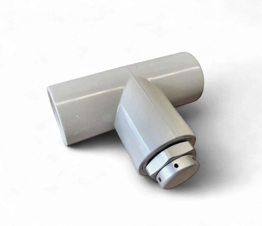 25mm Drain Tee Breather Plain PVC Grey NLS30869