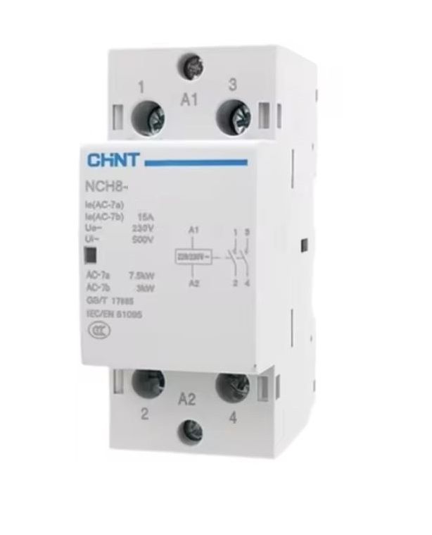 Modular Relay 230v AC Coil 2 pole 2NO Contact 63A NCH8-63/20