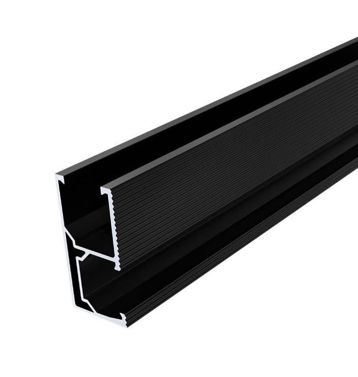 Solar Panel Mounting Rail Black Anodized 4.7meter MOU11641