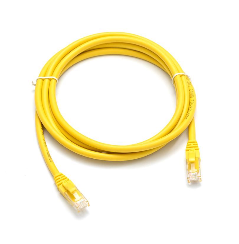 1.5 Meter Cat6 Patch Lead Yellow 4 Pair Twisted RJ45 STKPLC615YL