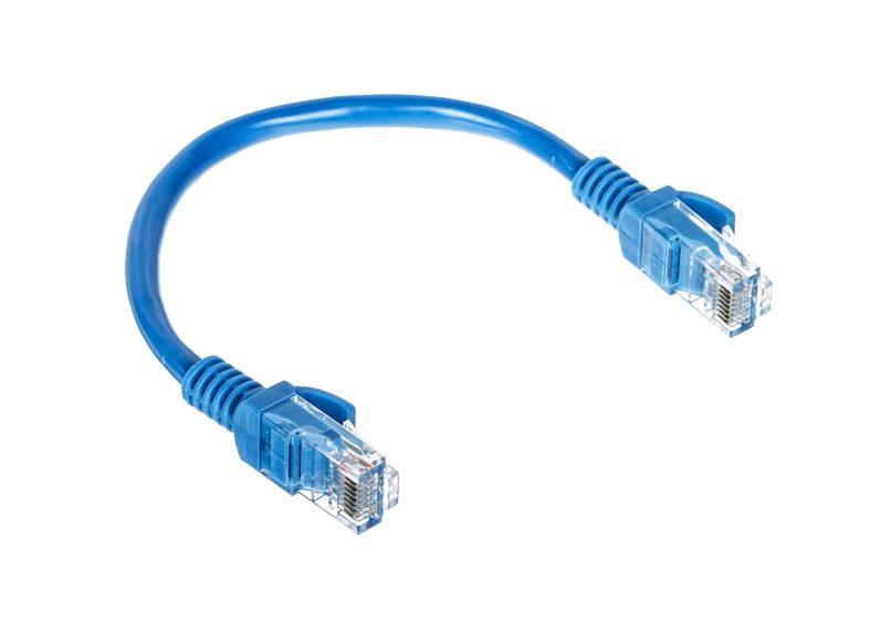 0.5 Meter Cat6A UTP Patch Lead Blue 4 Pair Twisted STKPLC6A05