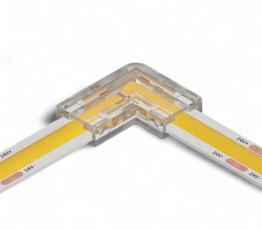 2 Pin 8mm L shape Corner Strip to Strip Connector CE.STQC.CN.8-1 each piece price