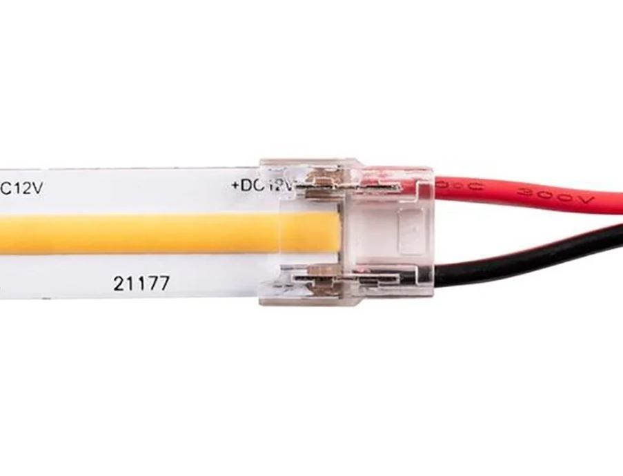 2 Pin 8mm LED Strip to cable solderless Connector Each piece CE.STQC.CS.8-1