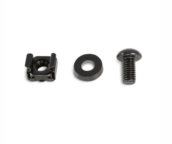 Cage nut and screw set for server data rack pack of 20 pcs Black NM-16