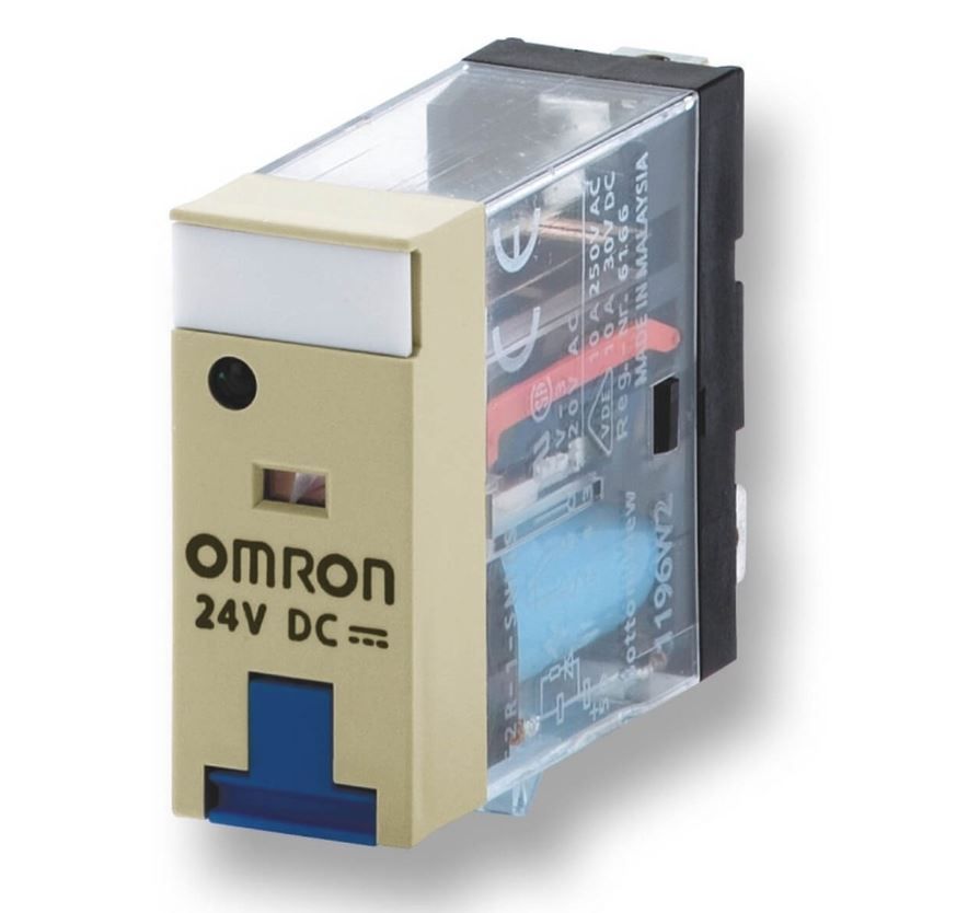 Relay Compact small 8 Pin Angled 24VDC 5A Plug-in Type G2R-2-SNI-DC24
