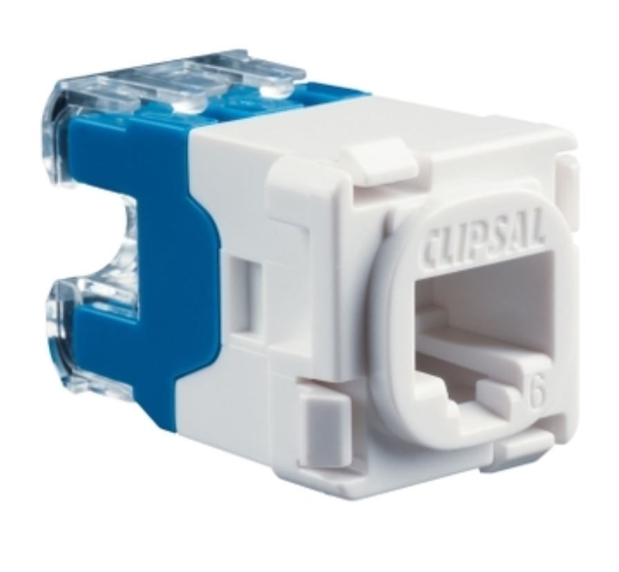 Clipsal Cat6 Data Mech ACTASSI 30RJ45SMA6-WE